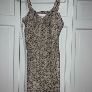 Cheetah print mini dress (Never Worn)
